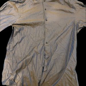 Brown button up